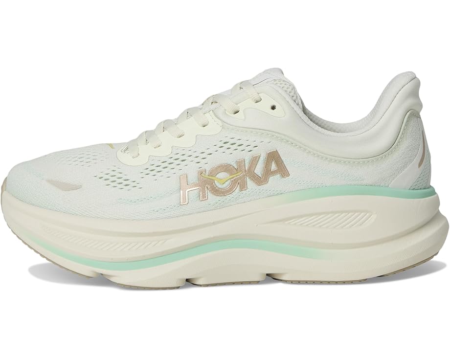 WOMEN'S HOKA BONDI 9 WIDE- TRUFFLE SALT/SEA GLASS - Molly's! A Chic and Unique Boutique 