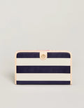 SNAP WALLET NAVY STRIPE