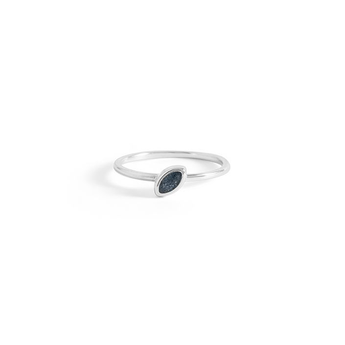 Geometric Stacker Ring Marquise