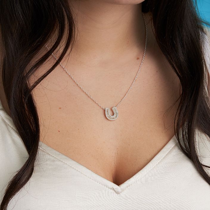 Horseshoe Stationary Necklace