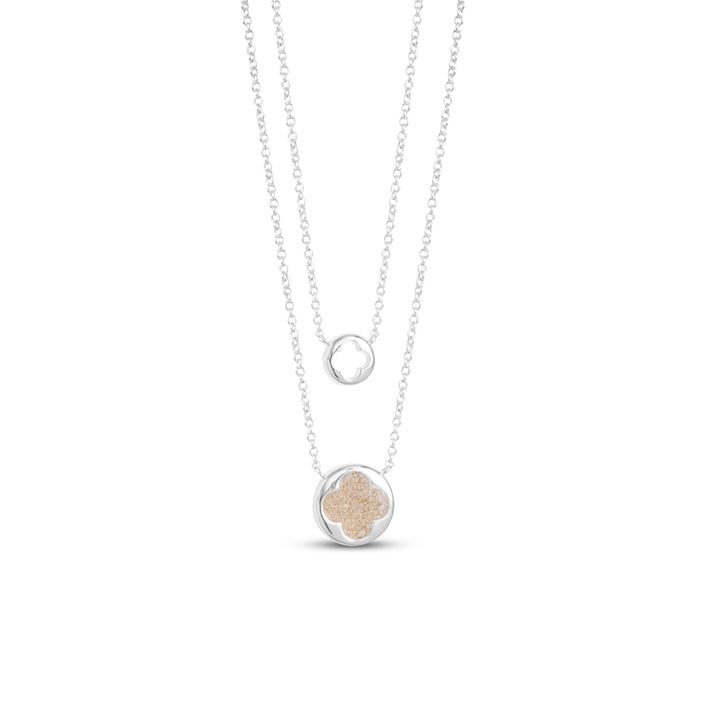 Water Clover Double Strand Necklace