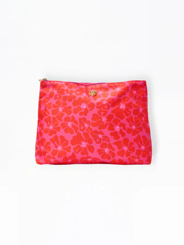 TRAVEL POUCH- GARDEN SAMBA PINK