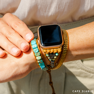 Turquoise Calming Energy Apple Watch Strap - Molly's! A Chic and Unique Boutique 