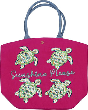 EMBROIDERED SEQUIN TOTE - Molly's! A Chic and Unique Boutique 