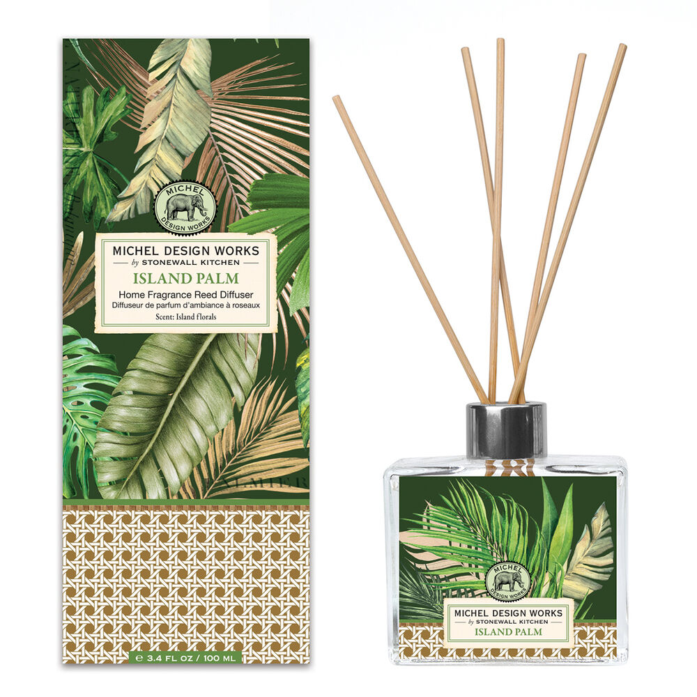 ISLAND PALM HOME FRAGRANCE REED DIFFUSER - Molly's! A Chic and Unique Boutique 