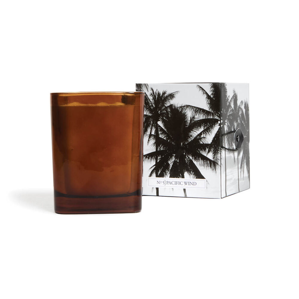 PACIFIC WIND SQUARE AMBER CANDLE - Molly's! A Chic and Unique Boutique 