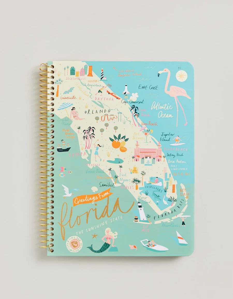 FL RULED NOTEBOOK - Molly's! A Chic and Unique Boutique 