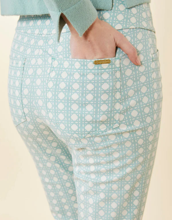 MAREN PULL-ON PANT CALM WATERS SURF CANE - Molly's! A Chic and Unique Boutique 