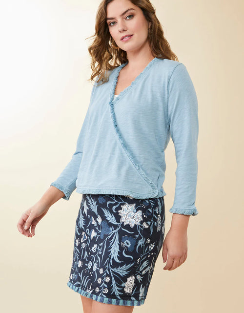 CLARA CONVERTIBLE CARDIGAN- ASHLEY BLUE - Molly's! A Chic and Unique Boutique 