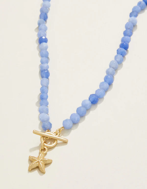 CALM WATERS NECKLACE BLUE AVENTURINE - Molly's! A Chic and Unique Boutique 