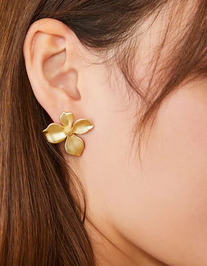 WALLFLOWER STUD EARRINGS GOLD