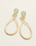 NARA TEARDROP EARRINGS SEA FOAM - Molly's! A Chic and Unique Boutique 