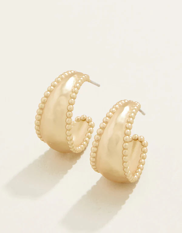 MILLY HOOP EARRINGS GOLD - Molly's! A Chic and Unique Boutique 