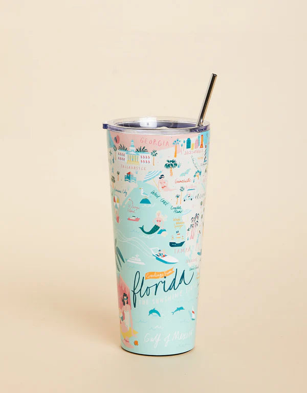 STAINLESS STEEL DRINK TUMBLER 30OZ - Molly's! A Chic and Unique Boutique 