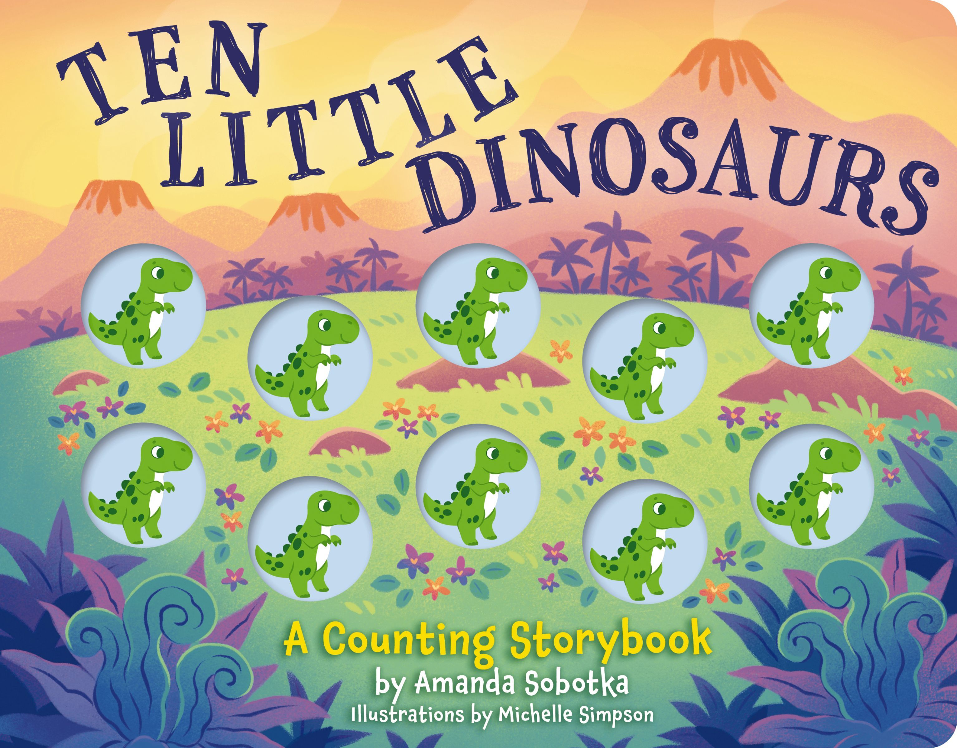 TEN LITTLE DINOSAURS BOOK - Molly's! A Chic and Unique Boutique 