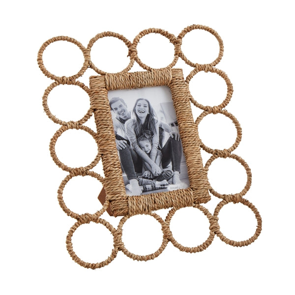 LARGE SEAGRASS LINK PHOTO FRAME - Molly's! A Chic and Unique Boutique 