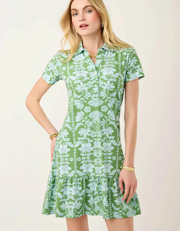 JOELLE POLO DRESS- LIGHTNER GARDEN VINE - Molly's! A Chic and Unique Boutique 