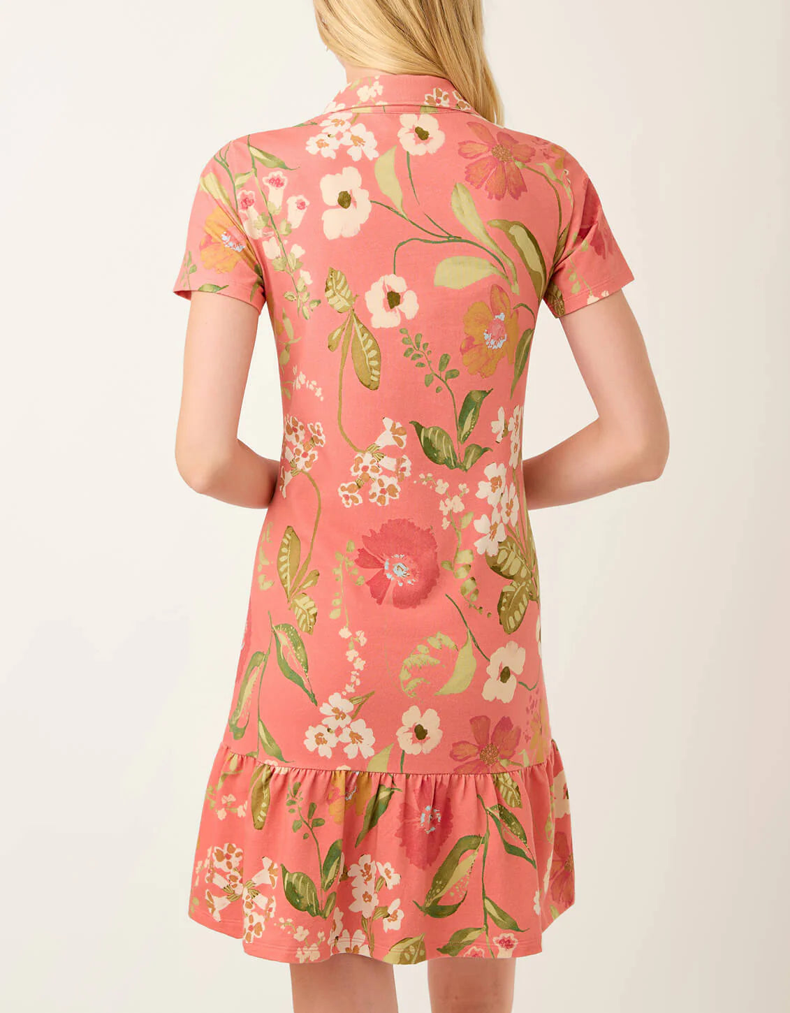 JOELLE POLO DRESS- LIGHTNER GARDEN PINK - Molly's! A Chic and Unique Boutique 