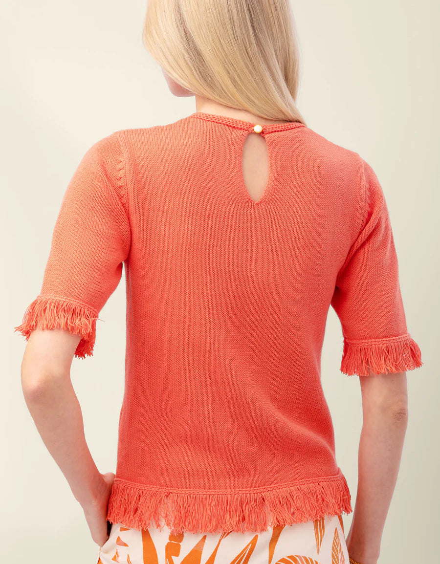 SOFIA FRINGE SWEATER- EMBERGLOW - Molly's! A Chic and Unique Boutique 