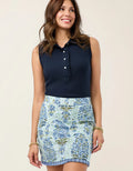 FRINGE SKORT FLAGLER FLORAL PAISLEY SKY - Molly's! A Chic and Unique Boutique 