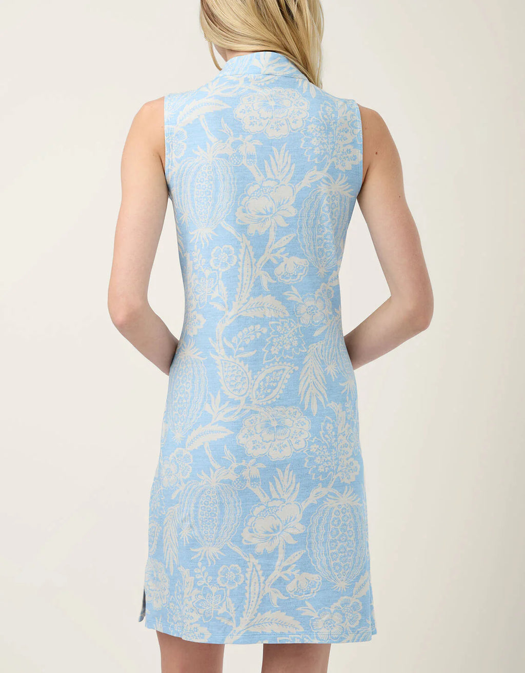 SLEEVELESS TUNIC DRESS- FLAGLER PODS SKY - Molly's! A Chic and Unique Boutique 