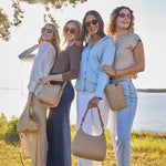 STARR CONVERTIBLE SHOULDER BAG- MEADOW WOVEN STRAW - Molly's! A Chic and Unique Boutique 