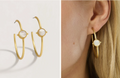BARONY HOOP EARRINGS MOTHER-OF-PEARL - Molly's! A Chic and Unique Boutique 