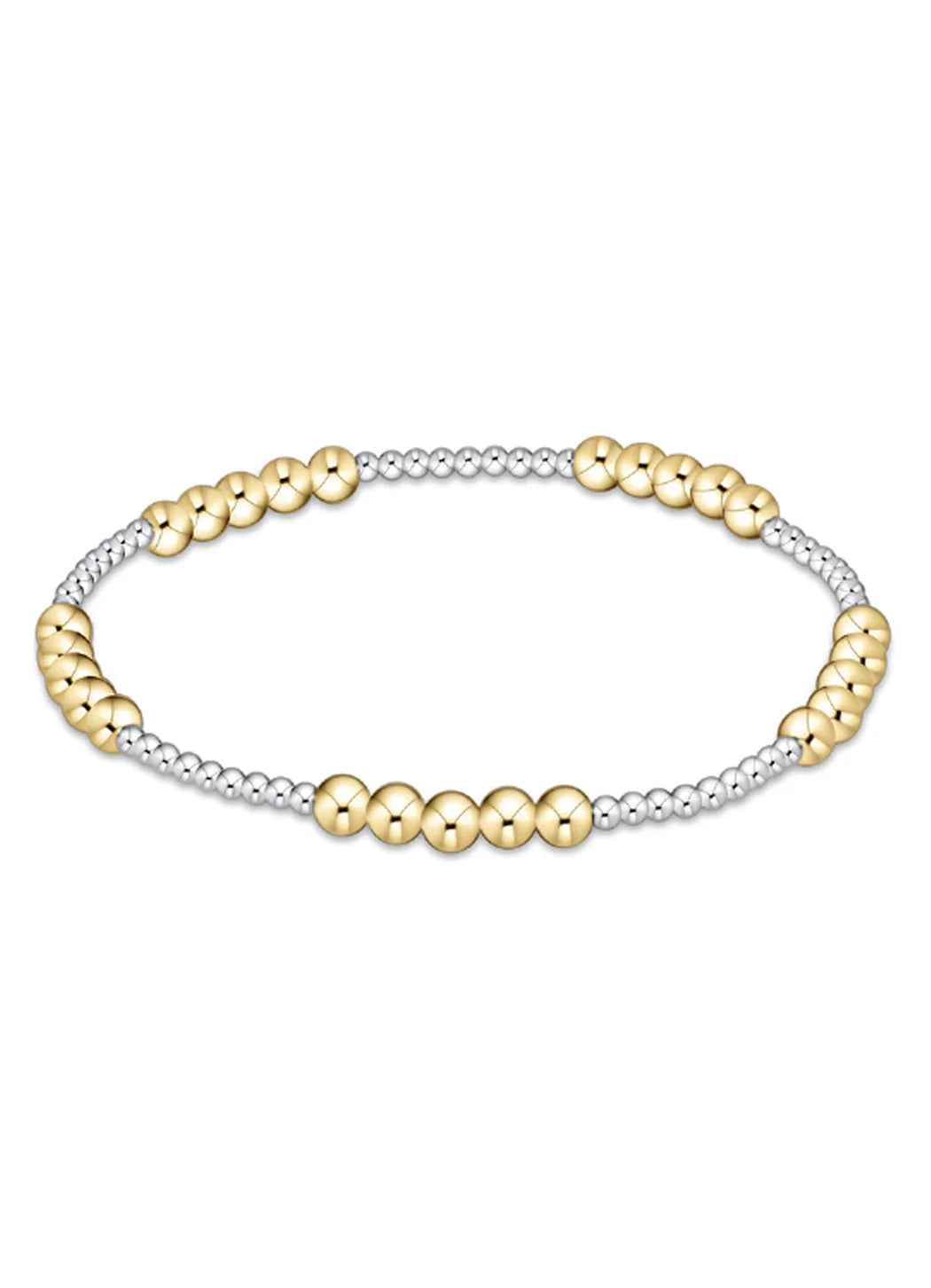 Classic Blissful Pattern 2mm Bead Bracelet - 4mm - Molly's! A Chic and Unique Boutique 