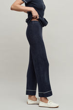 COZYCHIC ULTRA LITE CONTRAST STRIPE RIB ANKLE PANT - Molly's! A Chic and Unique Boutique 