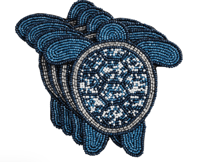 TURTLE SET BEADED BAR COASTERS - Molly's! A Chic and Unique Boutique 