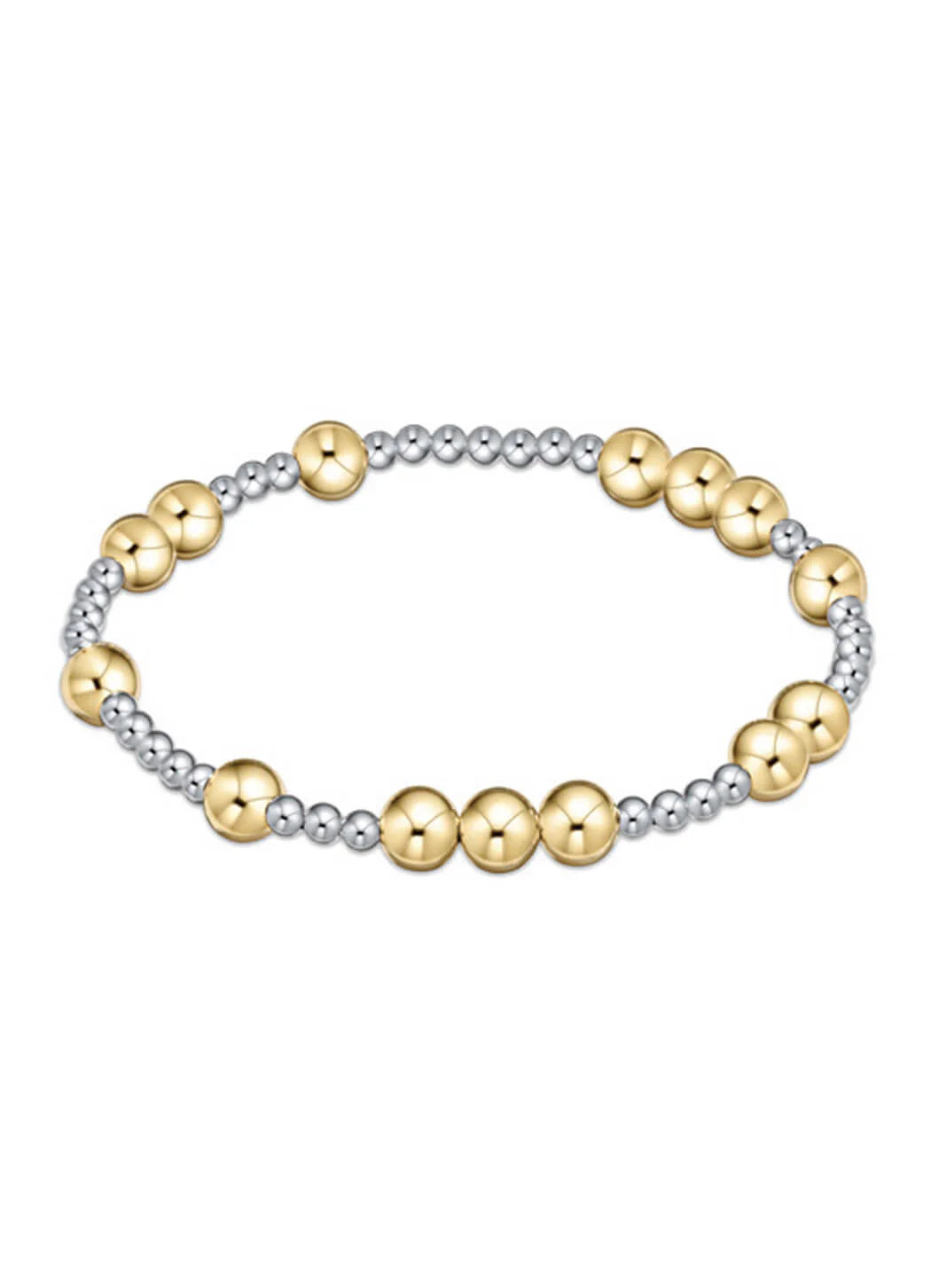 Hope Unwritten 6mm Bead Bracelet- Mixed Metal - Molly's! A Chic and Unique Boutique 