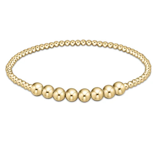 Classic Gold Beaded Bliss 2.5mm Bead Bracelet - 5mm Gold - Molly's! A Chic and Unique Boutique 