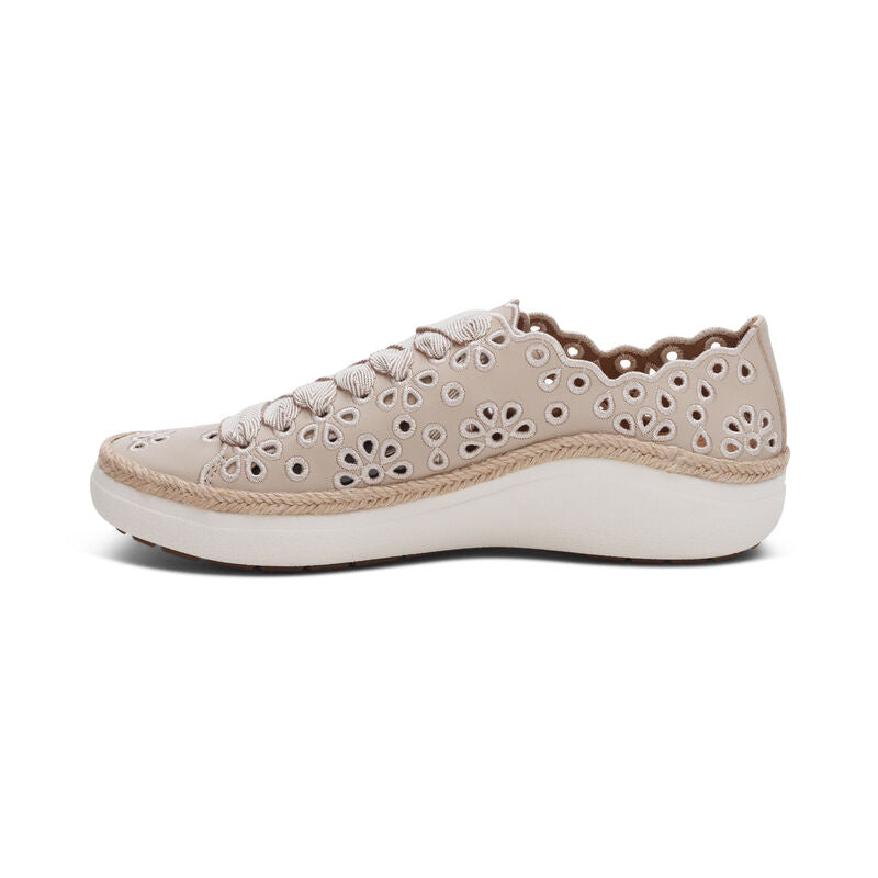 CHARLOTTE LACE UP SNEAKER- TAN - Molly's! A Chic and Unique Boutique 