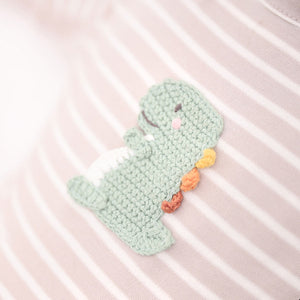 Crochet Baby Dino Romper