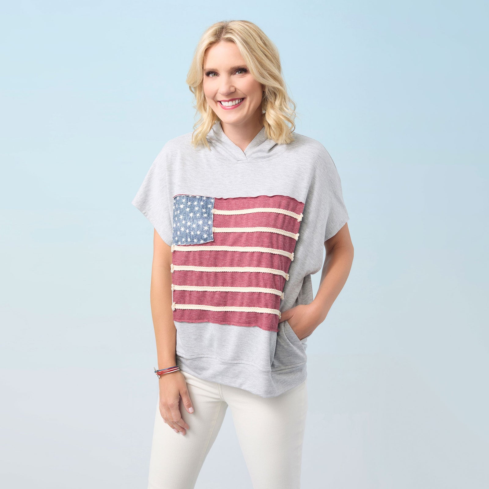 VINTAGE AMERICA HOODED TOP - Molly's! A Chic and Unique Boutique 