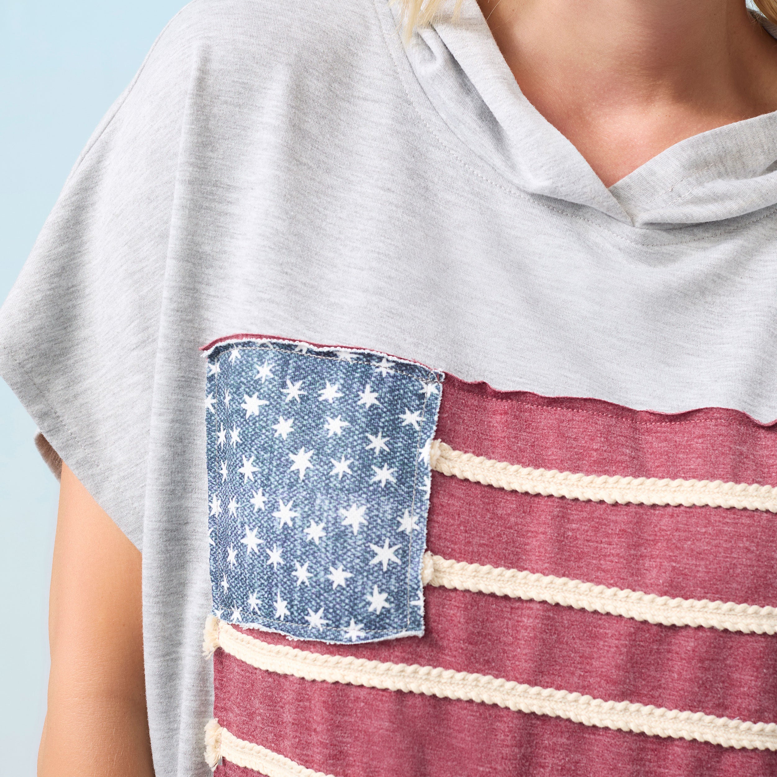 VINTAGE AMERICA HOODED TOP - Molly's! A Chic and Unique Boutique 