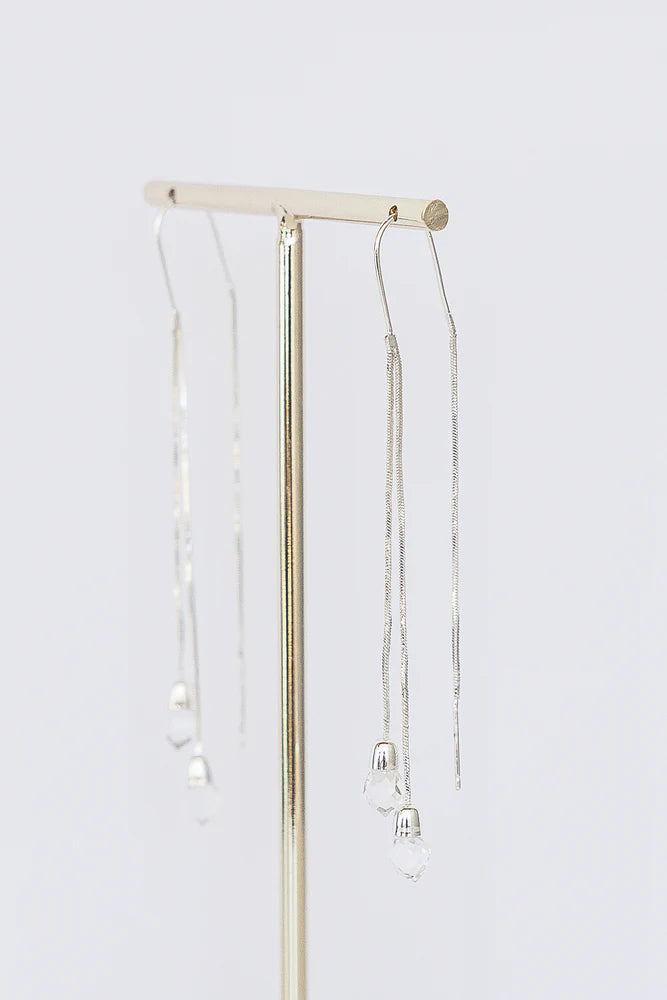 CELESTE EARRINGS- SILVER - Molly's! A Chic and Unique Boutique 