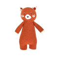 Crochet Rusty Panda Rattle Toy/ Doll - Molly's! A Chic and Unique Boutique 