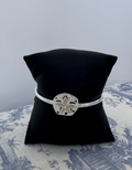 EXPLORER SAND DOLLAR CUFF BRACELET SILVER - Molly's! A Chic and Unique Boutique 