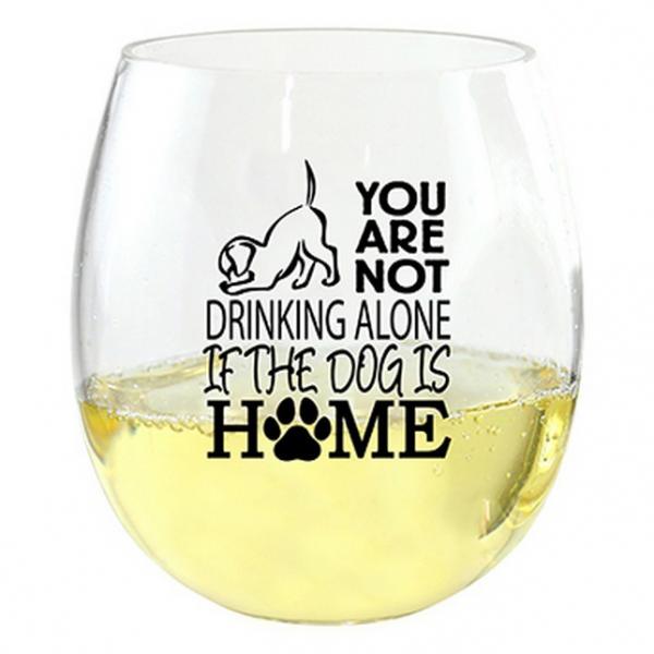 YOUR NOT DRINKING ALONE IF WINE TUMBLER