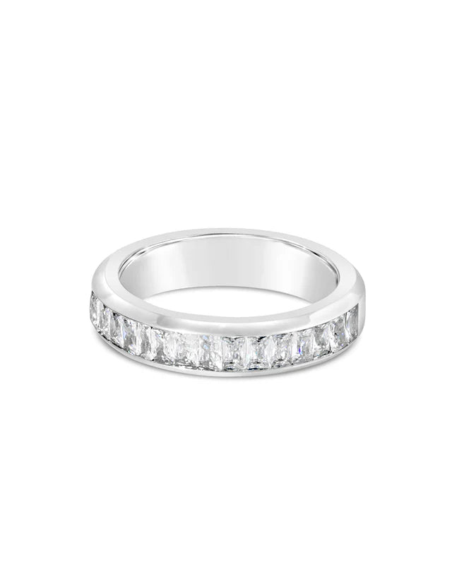 ETERNITY BAND RING SILVER - Molly's! A Chic and Unique Boutique 
