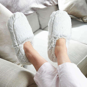 Gray Marshmallow Slippers - Molly's! A Chic and Unique Boutique 