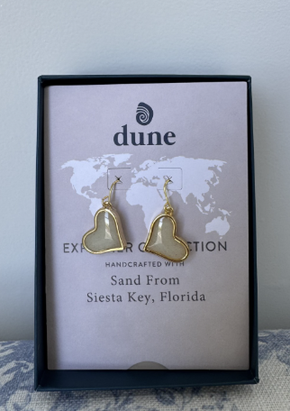 EXPLORER HEART DROP EARRINGS GOLD - Molly's! A Chic and Unique Boutique 