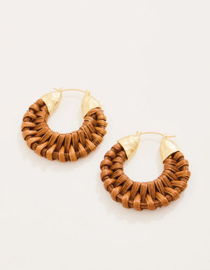 WICKER HOOP EARRINGS *PREVIEW* - Molly's! A Chic and Unique Boutique 