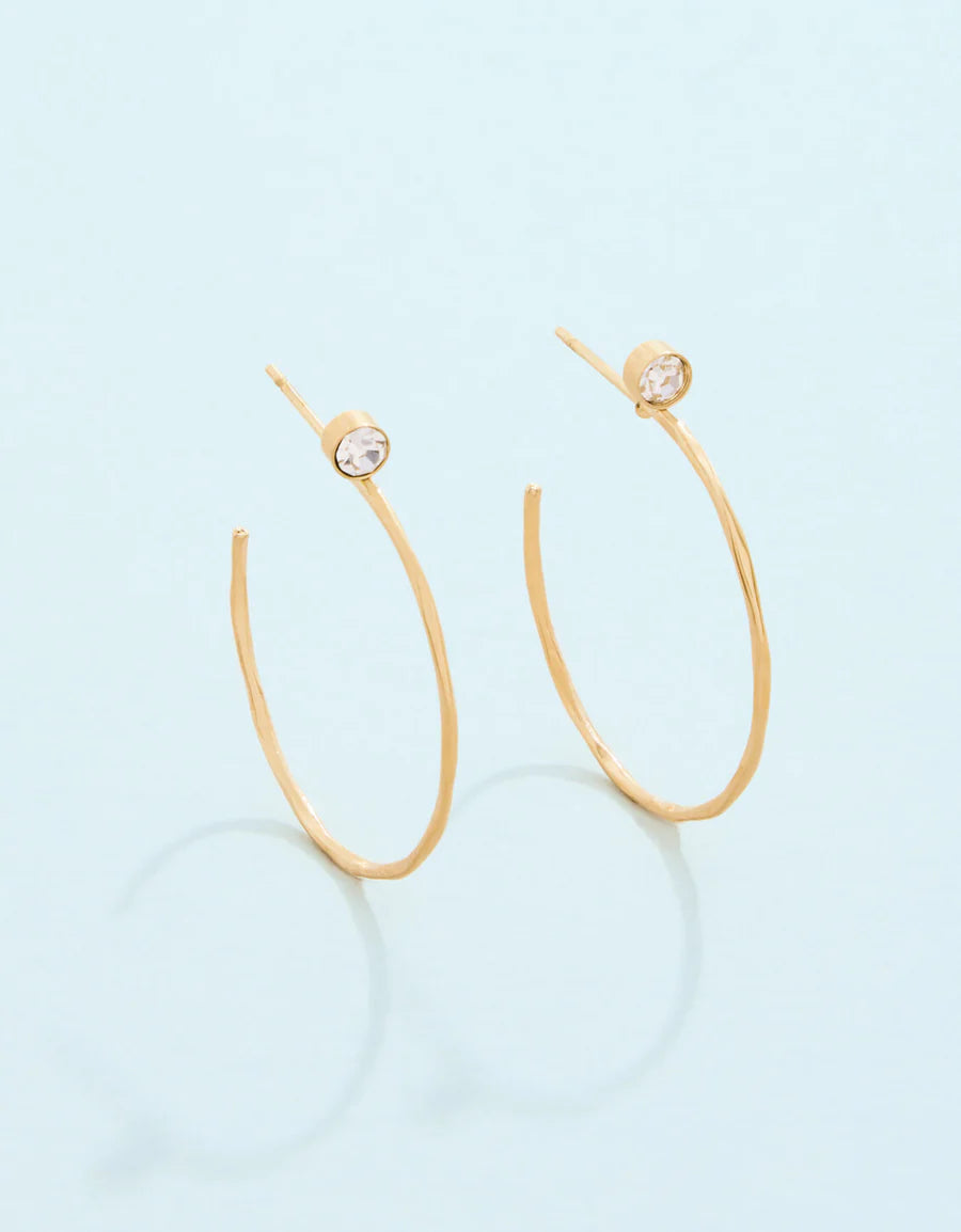 ULTRATHIN HOOP EARRINGS 24MM *PREVIEW* - Molly's! A Chic and Unique Boutique 