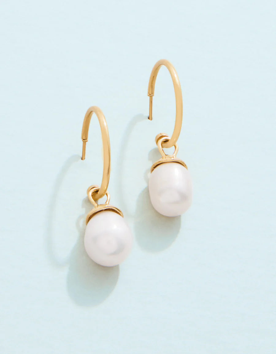 BLUFFTON PEARL CONVERTIBLE HOOP EARRINGS *PREVIEW* - Molly's! A Chic and Unique Boutique 