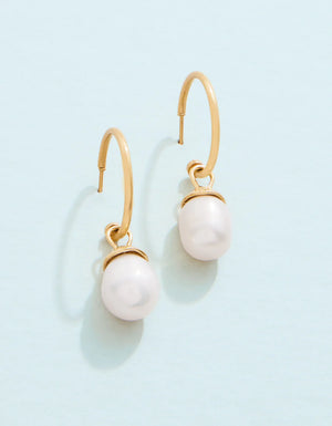 BLUFFTON PEARL CONVERTIBLE HOOP EARRINGS *PREVIEW* - Molly's! A Chic and Unique Boutique 