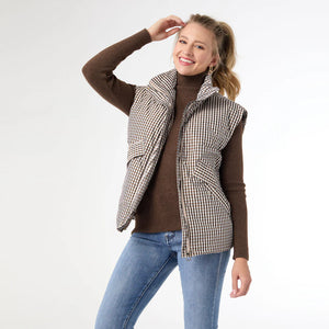 TALEN PRINTED DOWN FILLED VEST *PREVIEW* - Molly's! A Chic and Unique Boutique 