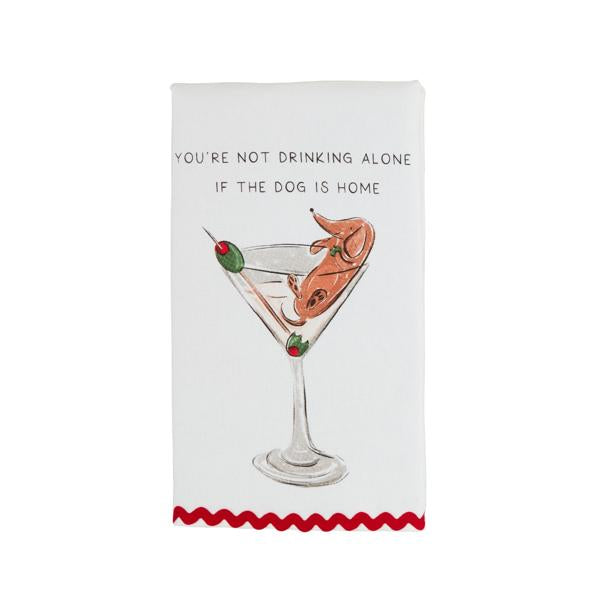 MARTINI DOG RIC RAC TOWEL *PREVIEW* - Molly's! A Chic and Unique Boutique 