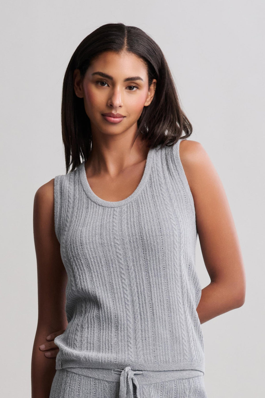 COZYCHIC ULTRA LITE CABLE KNIT TANK *PREVIEW* - Molly's! A Chic and Unique Boutique 